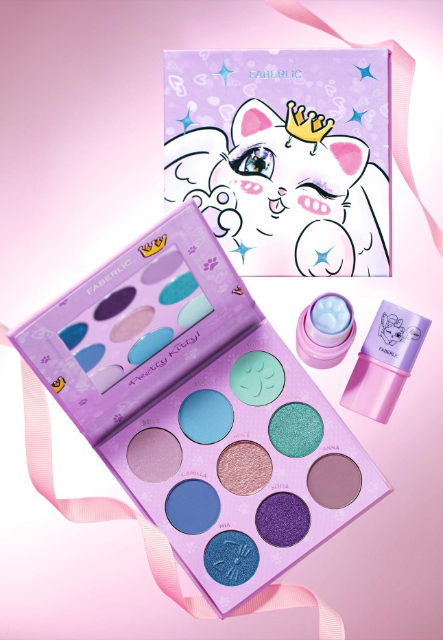 Заказать Палетка теней для мамы и дочки Glam Kitty