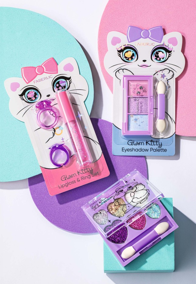 Купить Палетка блесток для глаз и лица Glam Kitty