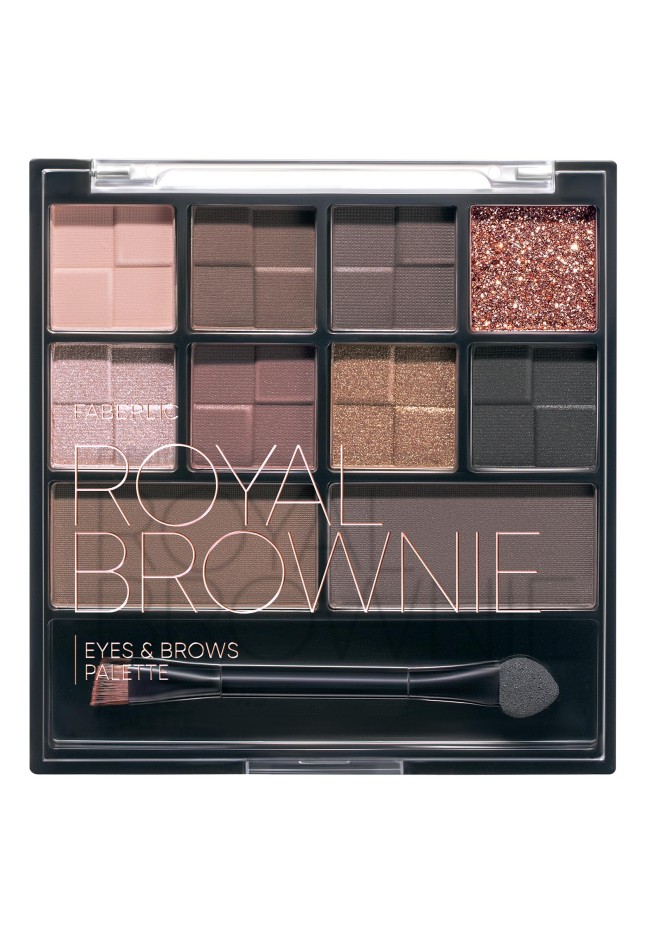 Отзывы Палетка теней для век и бровей Royal Brownie