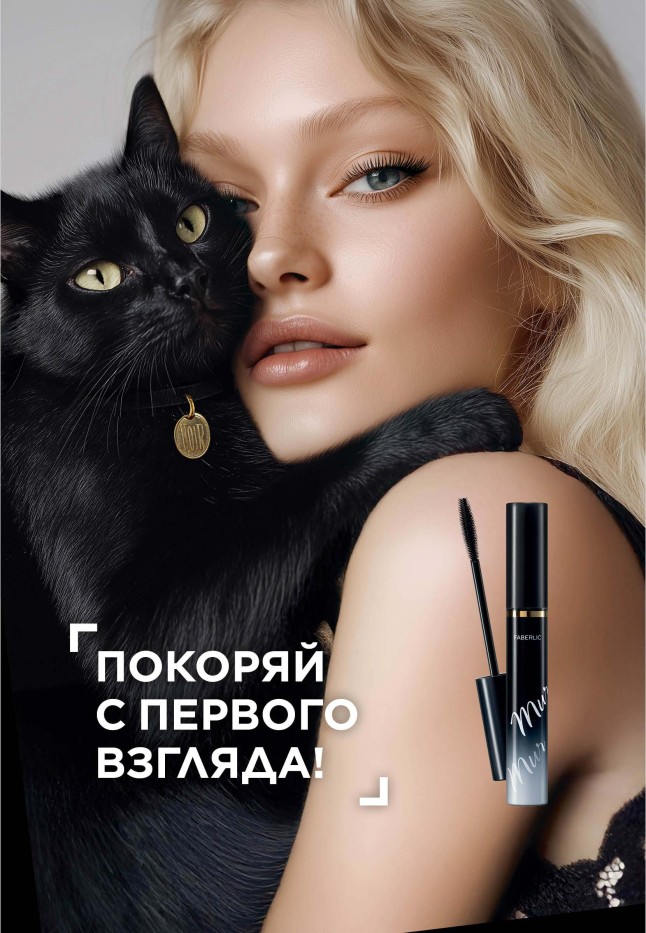 В Беларуси Тушь для ресниц с эффектом кошачьих глаз Mur Mur Noir