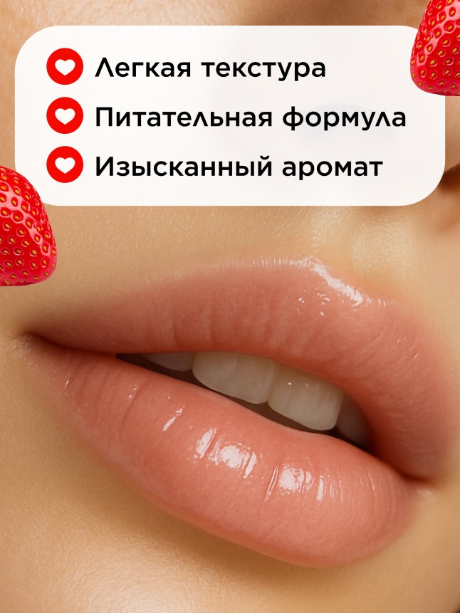 Заказать Бальзам для губ «Клубничный макарун» Beauty Cafe