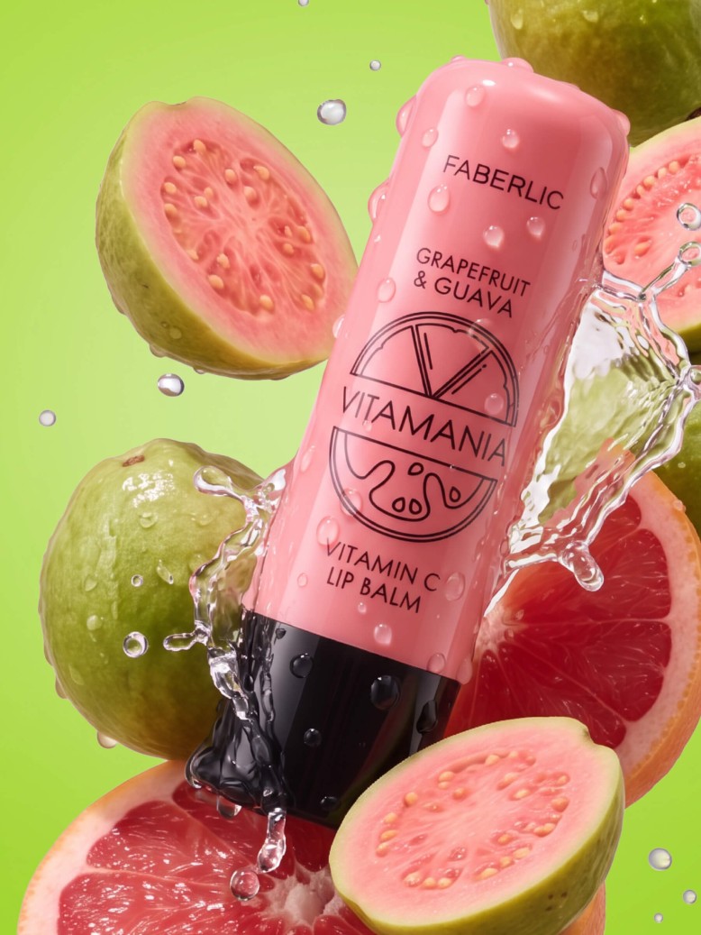 Бальзам для губ «Грейпфрут и гуава» Vitamania