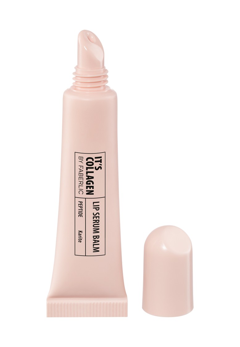 Фото Пептидный бальзам-сыворотка для губ It’s Collagen, тон Малина в шоколаде