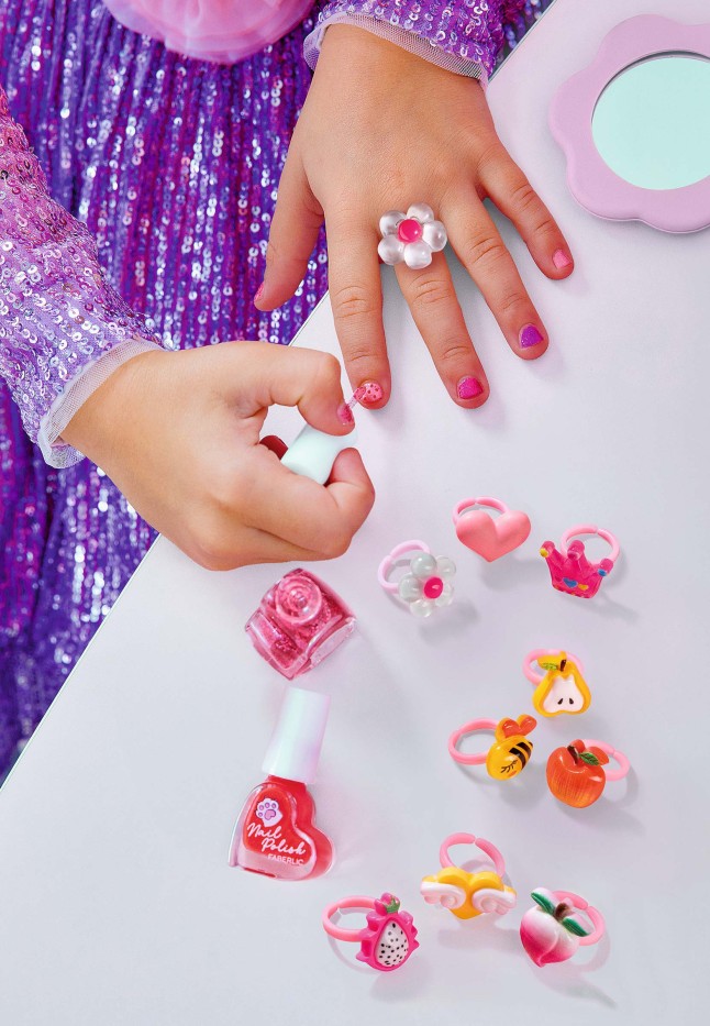 Купить Набор детских колечек Glam Kitty «Фруктовый сад»