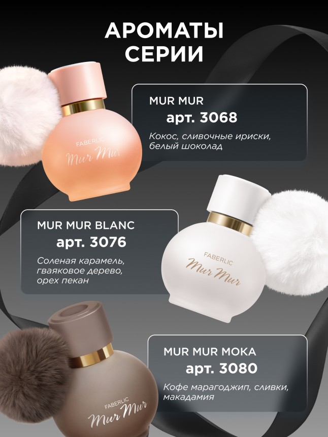 Состав Парфюмерная вода для женщин Mur Mur Noir