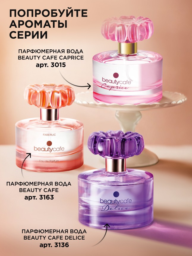 Состав Парфюмерная вода для женщин Beauty Cafe