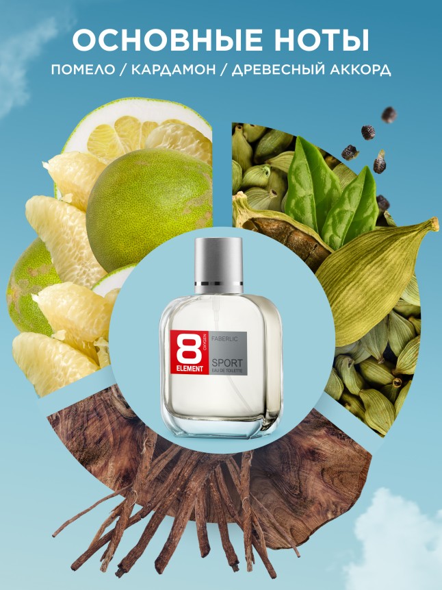 Заказать Туалетная вода для мужчин 8 Element Sport