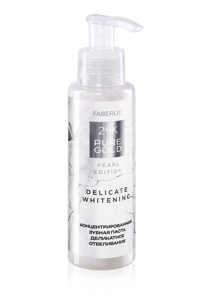 Концентрированная зубная паста Delicate Whitening 24K Pure Gold