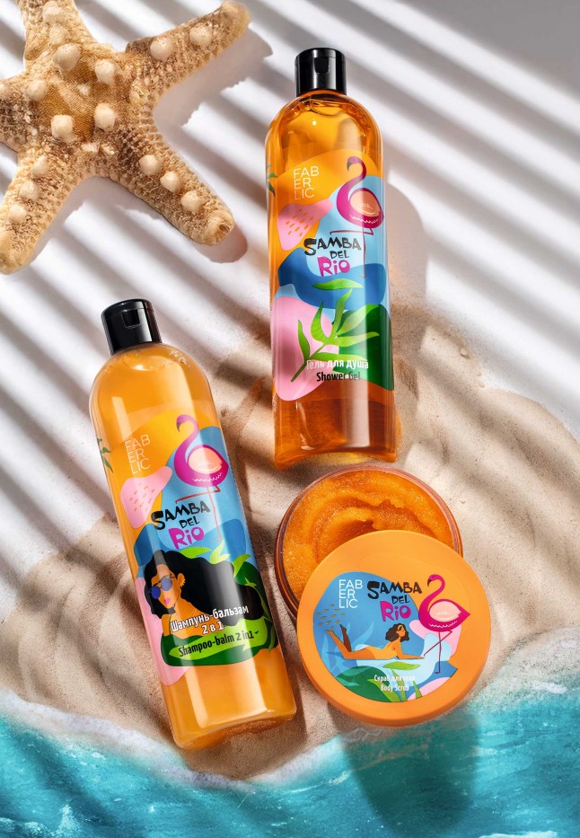 В Беларуси Гель для душа «Пляж» Samba del Rio