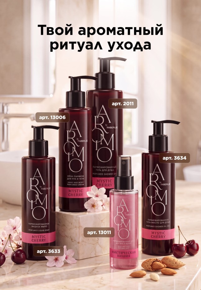 Инструкция Парфюмированное жидкое мыло Mystic Cherry