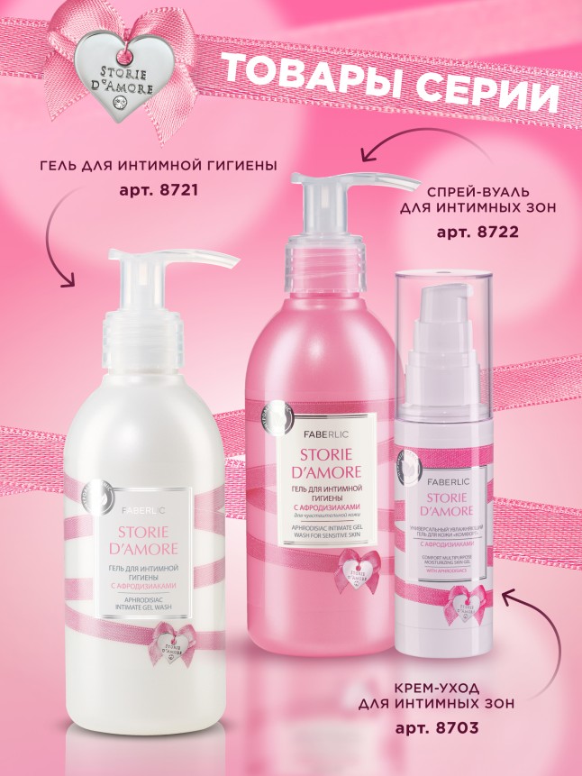 Инструкция Гель для интимной гигиены Storie d'Amore