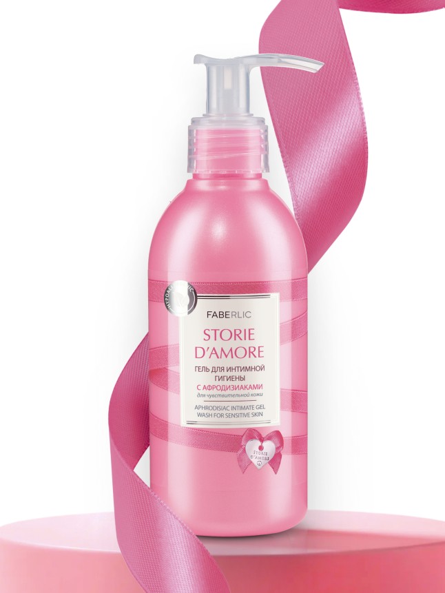 Гель для интимной гигиены с афродизиаками Storie d'Amore
