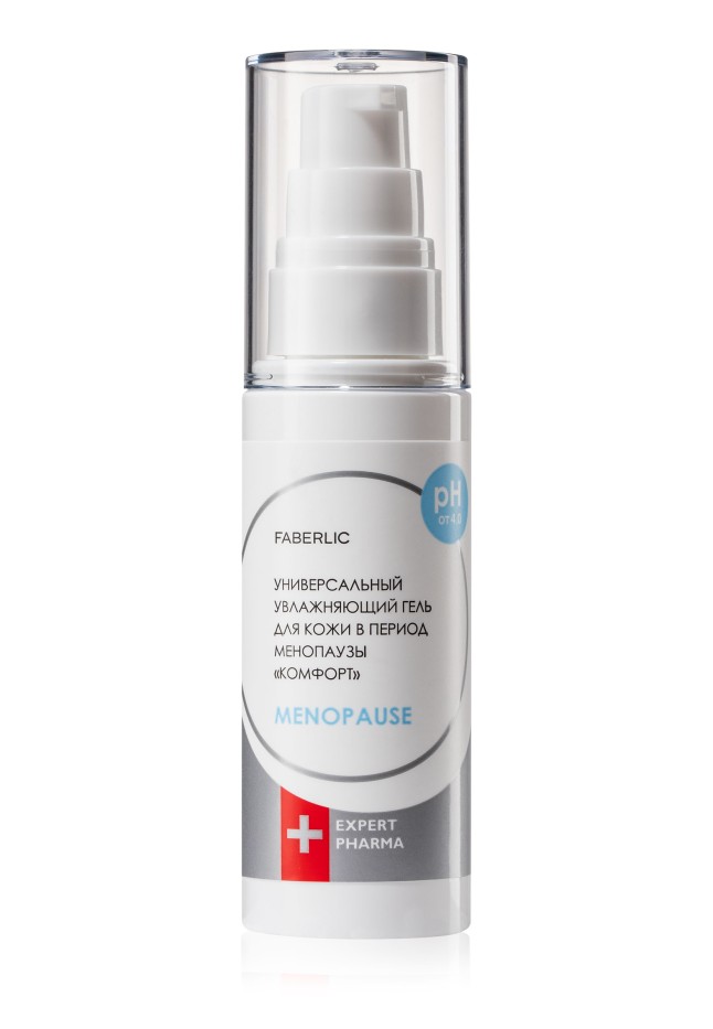 Состав Универсальный увлажняющий гель для кожи в период менопаузы «Комфорт» Expert Pharma