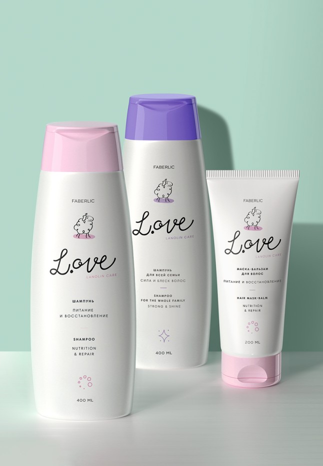 Купить Маска-бальзам «Питание и восстановление» для всех типов волос L.OVE