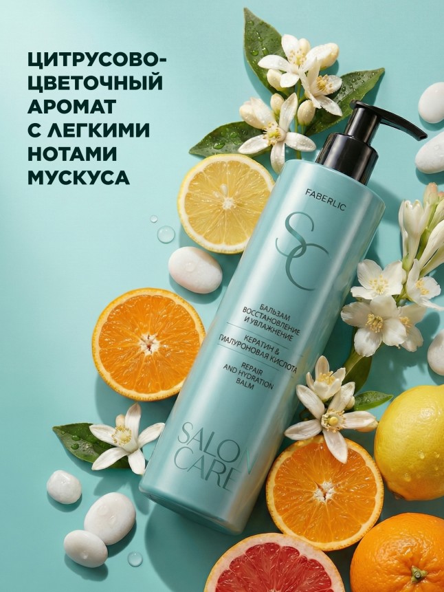 Фото Бальзам для волос «Восстановление и увлажнение» Salon Care