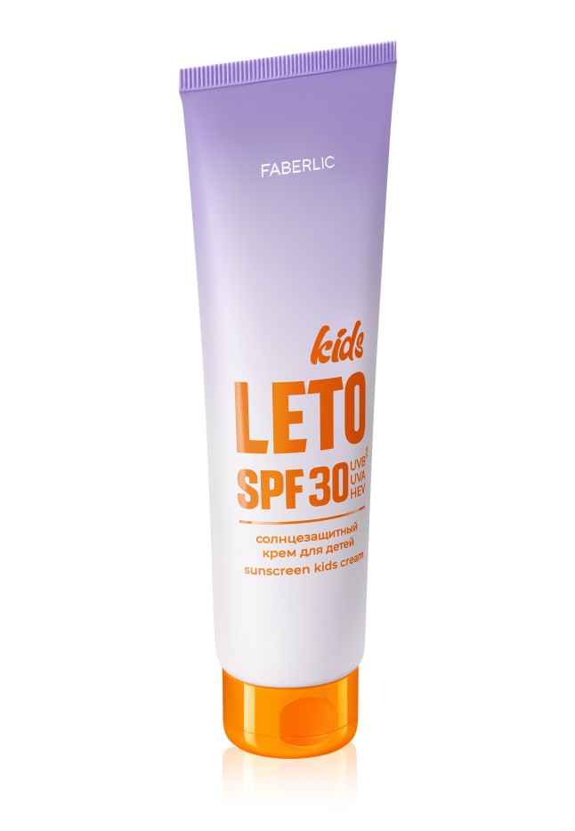 Инструкция Солнцезащитный крем для детей SPF 30 Leto