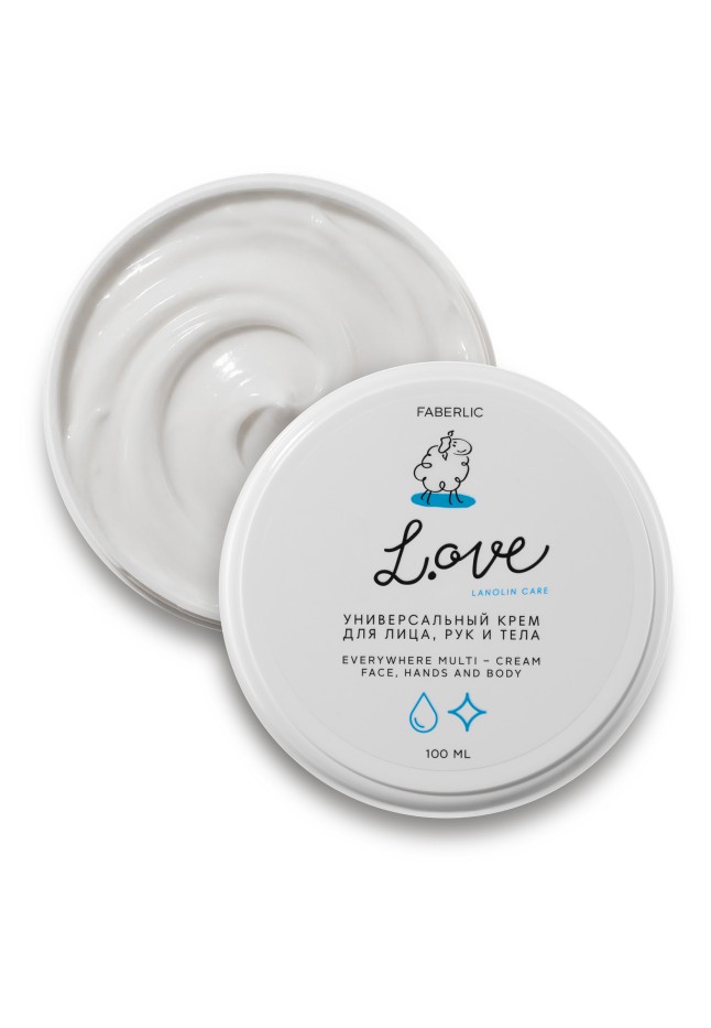 Крем для рук, лица и тела универсальный L.OVE