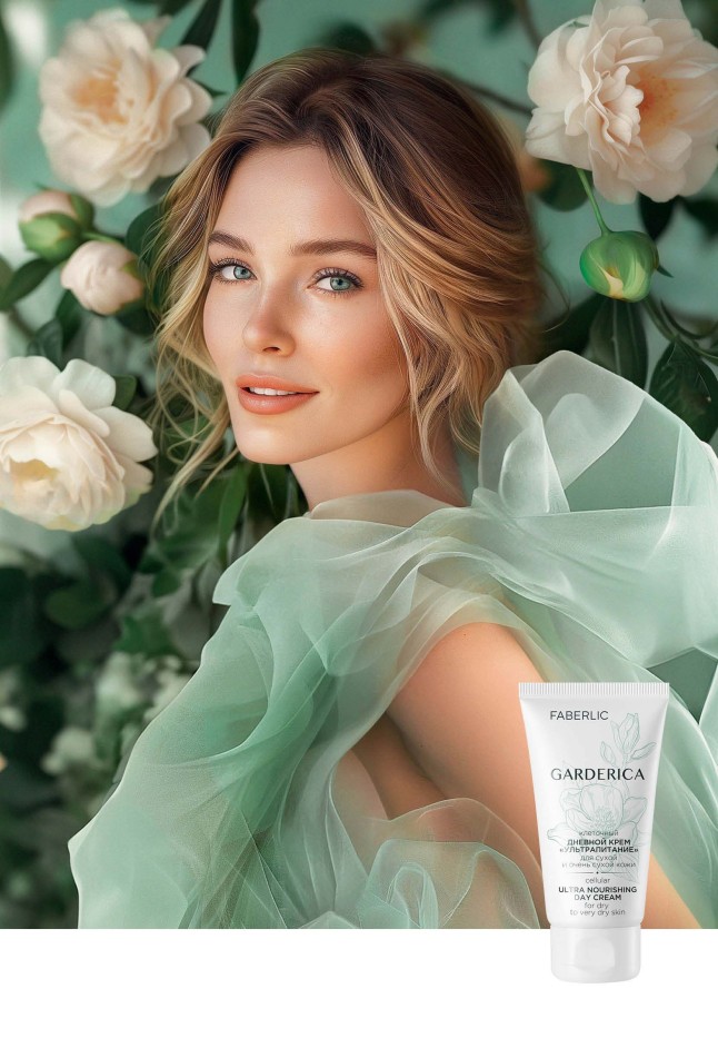 Фаберлик Клеточный дневной крем «Ультрапитание» для сухой кожи Garderica