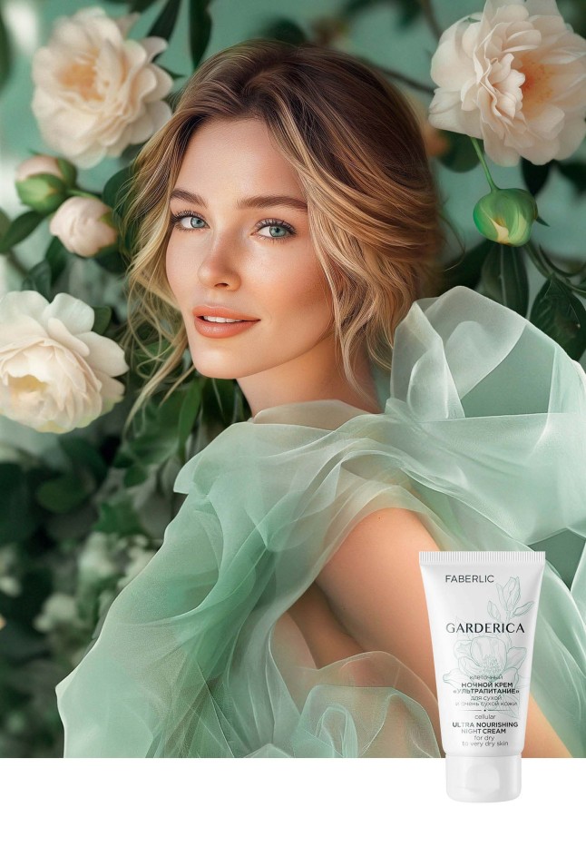 Фаберлик Клеточный ночной крем «Ультрапитание» для сухой кожи Garderica