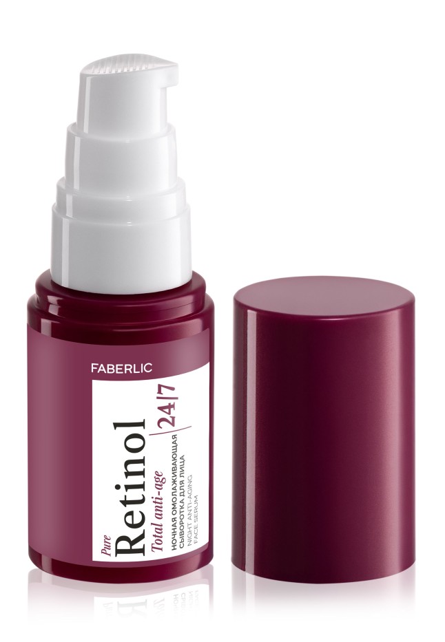 Состав Ночная омолаживающая сыворотка для лица Retinol 24/7