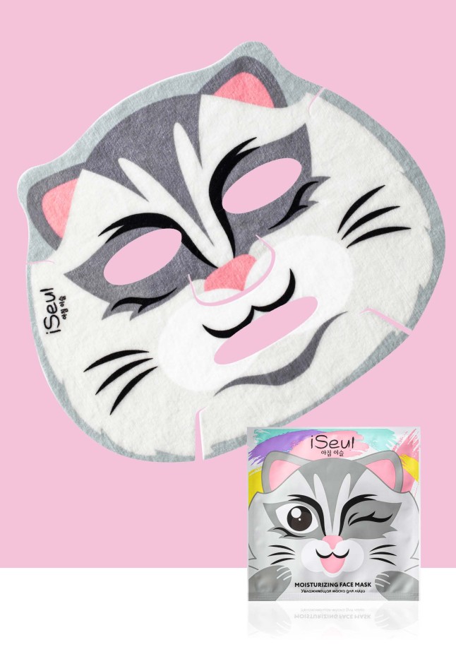 Заказать Увлажняющая маска для лица «Кошечка» iSeul