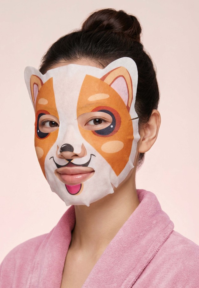 Купить Подтягивающая тканевая маска для лица «Собачка» iSeul