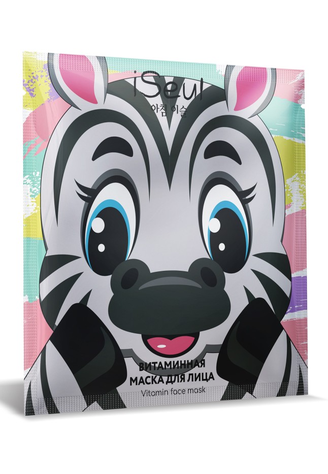 Заказать Витаминная тканевая маска для лица «Зебра» iSeul