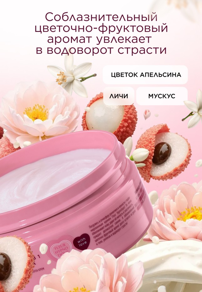 Заказать Крем-парфюм 2 в 1 для рук и тела Fleur Hypnotique