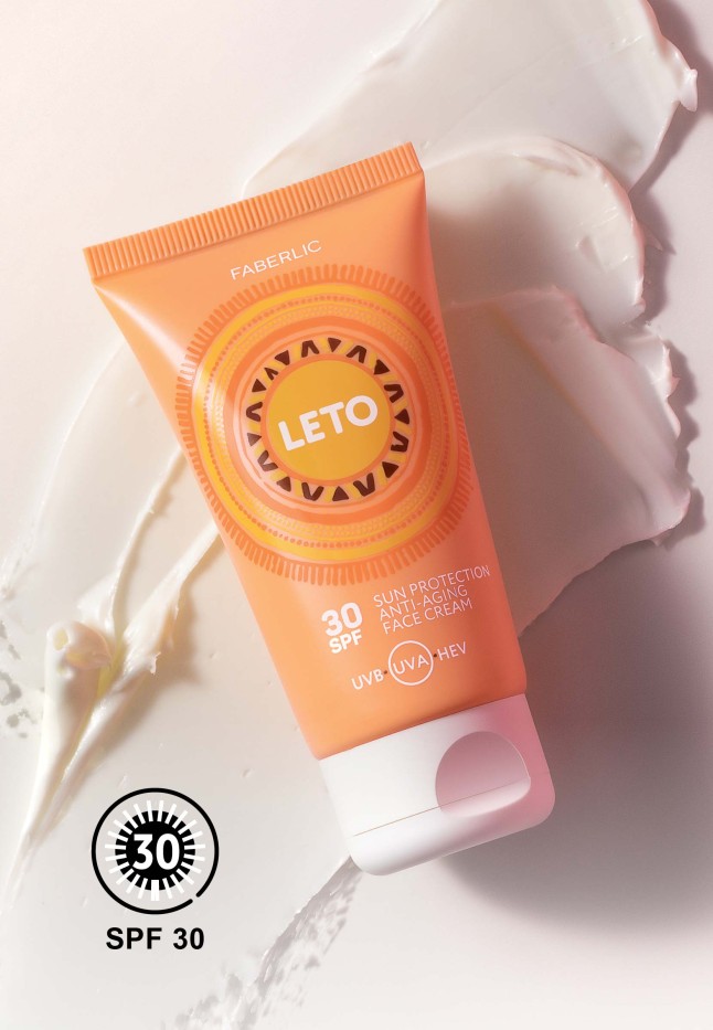 Купить Крем для лица солнцезащитный антивозрастной SPF 30 Leto