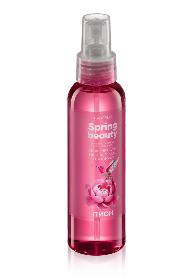 Фото Увлажняющий мист для лица, тела и волос «Пион» Spring Beauty