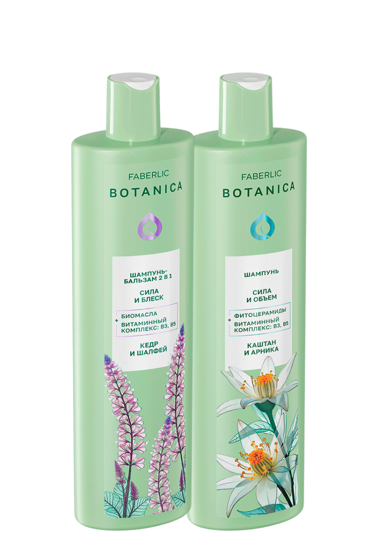 Набор для волос «Сила и блеск» Botanica