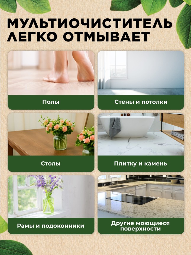 Фаберлик Концентрированный гель-мультиочиститель Home Gnome Greenly