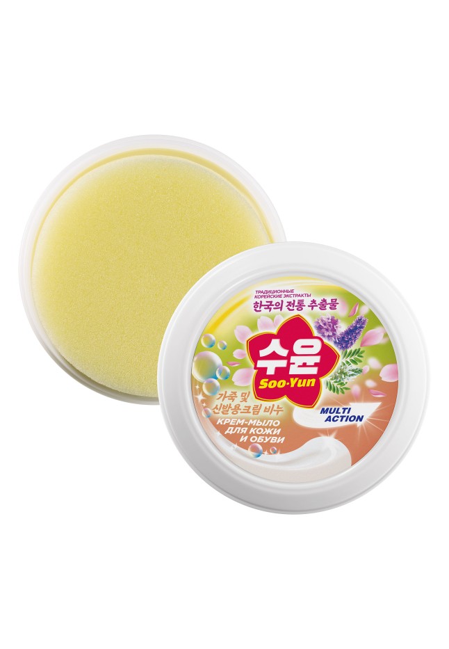 Заказать Крем-мыло для очищения изделий из кожи и обуви Soo-Yun