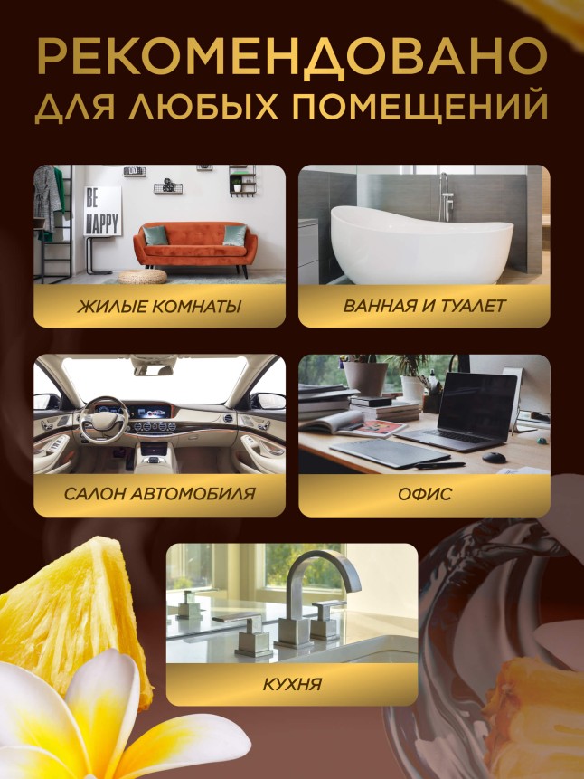 Отзывы Парфюмированный интерьерный спрей «Тропический бриз»