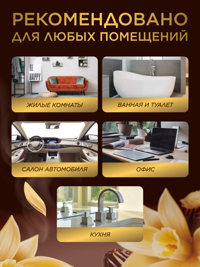 Отзывы Парфюмированный интерьерный спрей «Тонка и ваниль»