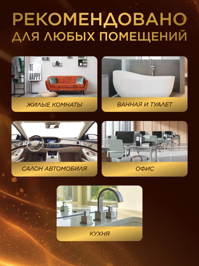 Состав Парфюмированный интерьерный спрей «Энергия удачи»