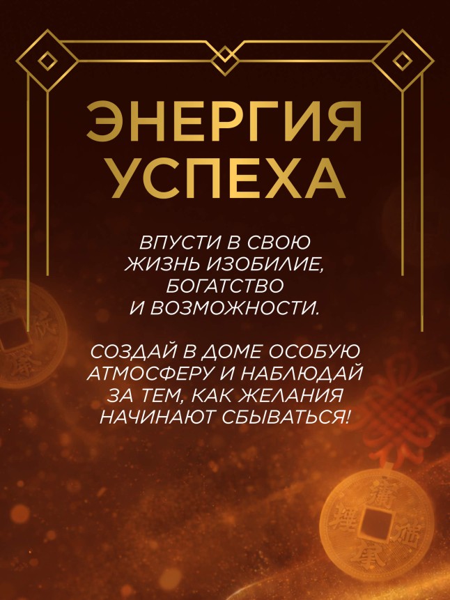 Парфюмированный интерьерный спрей «Энергия денег»