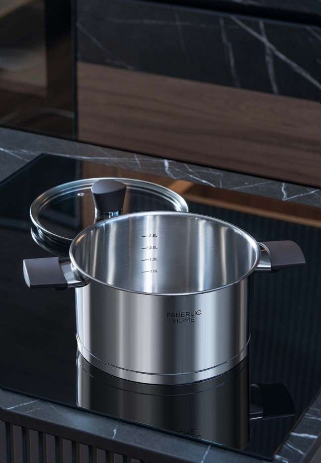 Купить Кастрюля из нержавеющей стали 3,4 л Premium