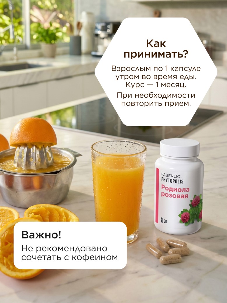 Инструкция БАД к пище «Родиола розовая»