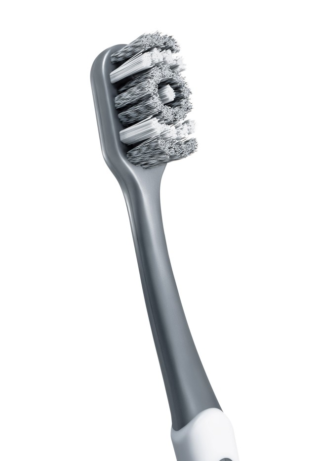 Купить Зубная щетка с ионами серебра, цвет серый