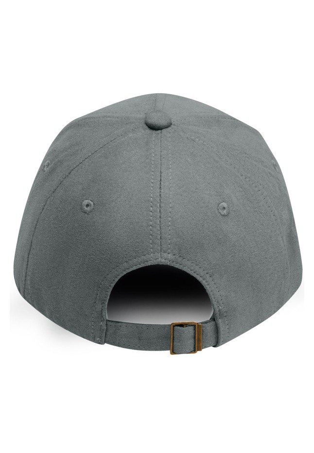 Отзывы 600994 Кепка-бейсболка с эффектом замши, цвет серый