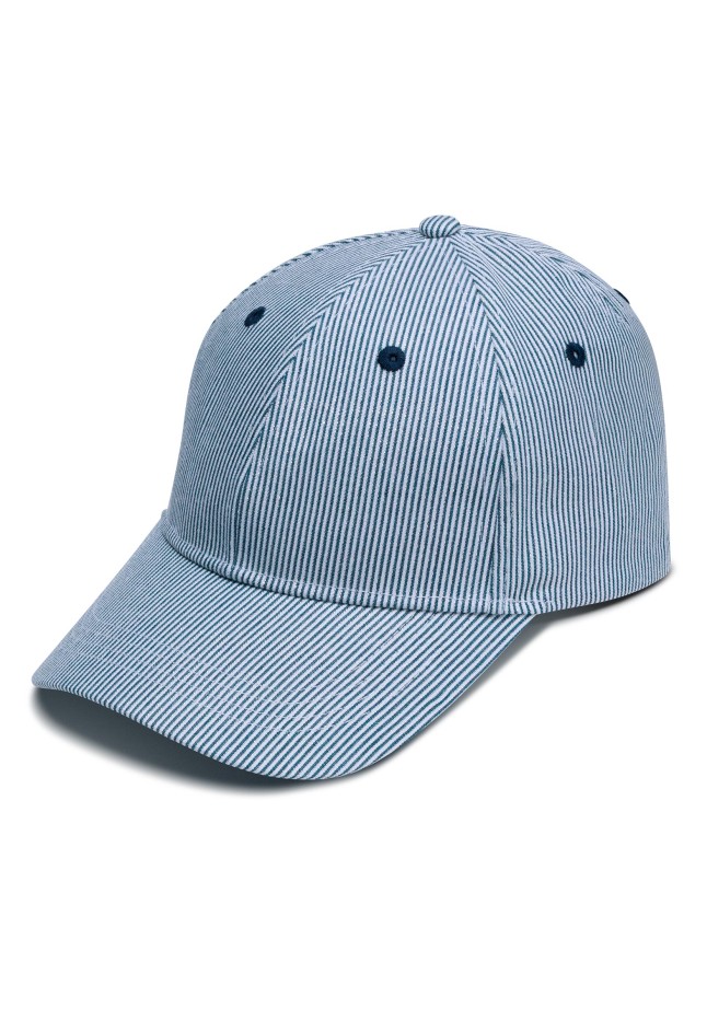 Фаберлик 600996 Кепка-бейсболка с эффектом мерцания, принт в полоску