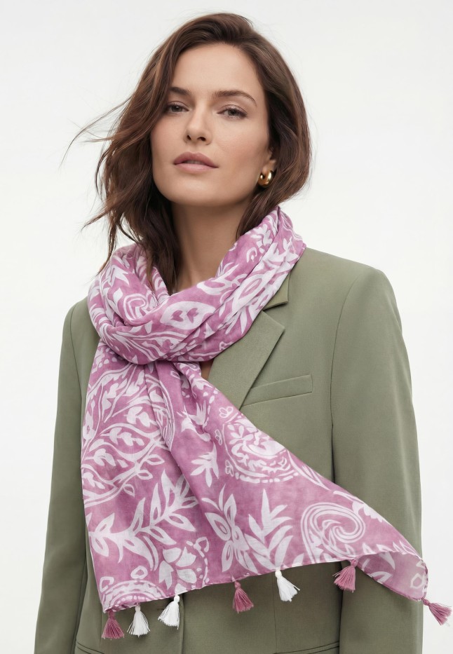 Фаберлик 600998 Женский палантин, цвет лиловый