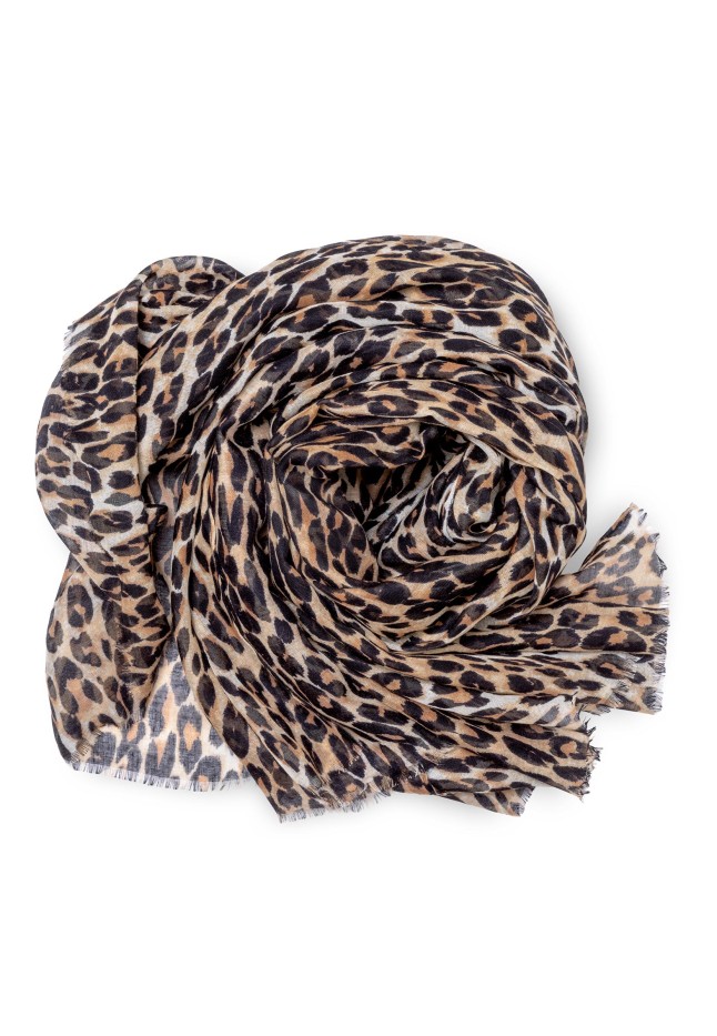 Фото 600999 Женский палантин, анималистичный принт