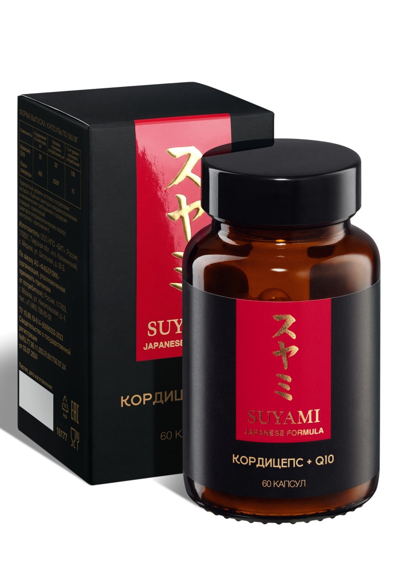 БАД к пище «Кордицепс + Q10» SUYAMI JAPANESE FORMULA