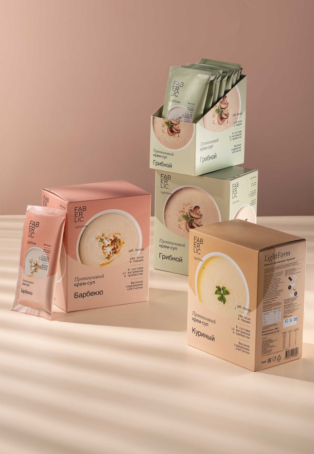 Фаберлик Протеиновый крем-суп «Барбекю»