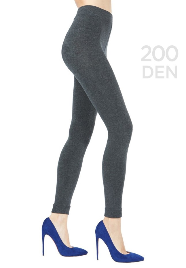 Заказать Легинсы, плотность 200 den, цвет темно-серый меланж