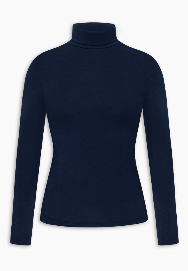 Фото Водолазка, цвет синий