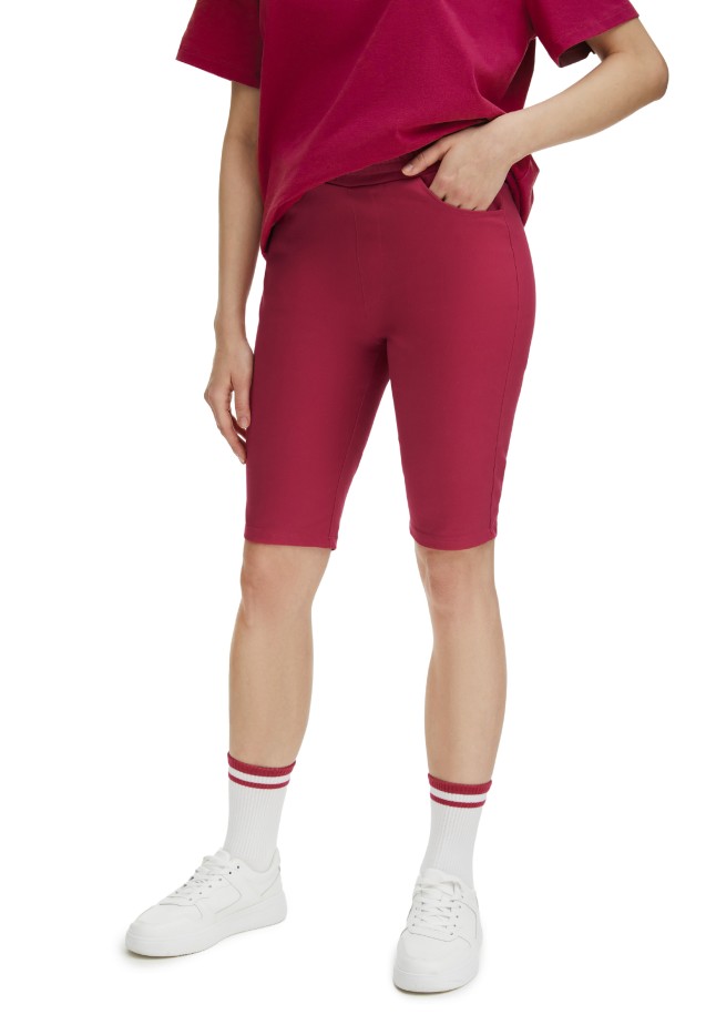 Купить Шорты-велосипедки, цвет малиновый