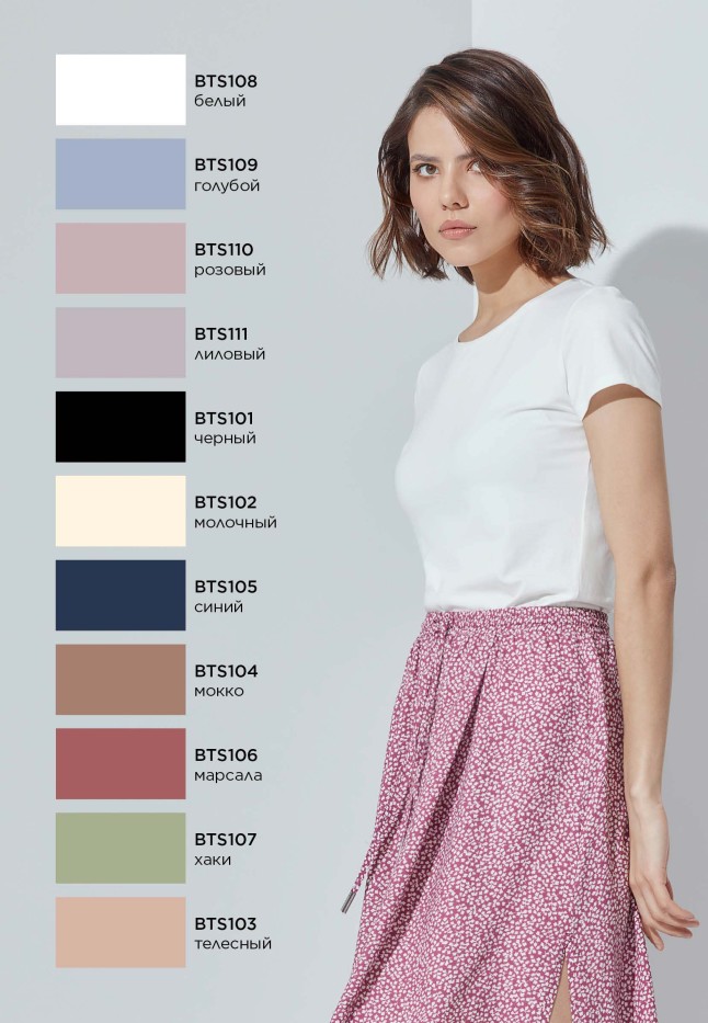 Отзывы Женская футболка прилегающего силуэта, цвет хаки